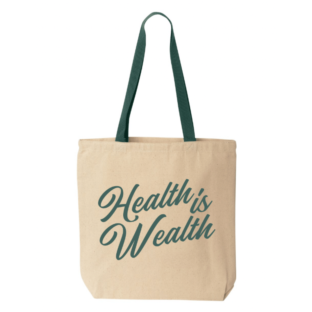 Health Is Wealth Tote | Lucky Owl