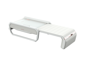 CERAGEM V6 Therapeutic Thermal Home Massager | Ceragem in modern white design, featuring a comfortable cushioned surface and sleek frame for advanced home wellness and body care.