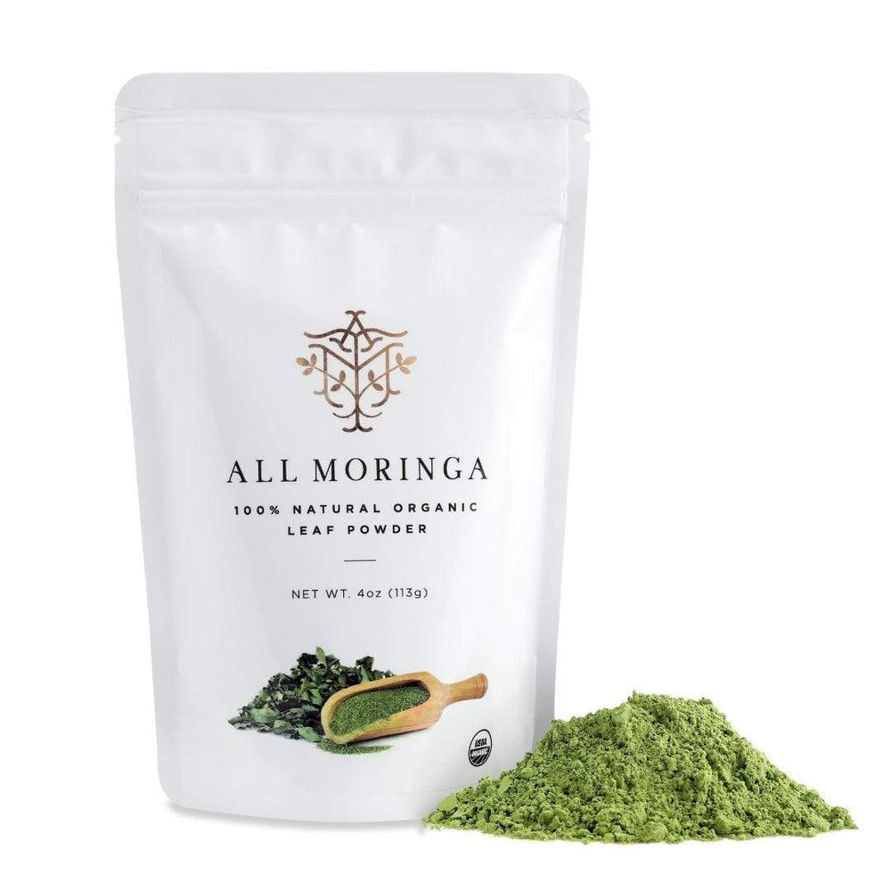 Premium 100% Organic Raw Moringa Oleifera Leaf Powder 4oz | All Moringa