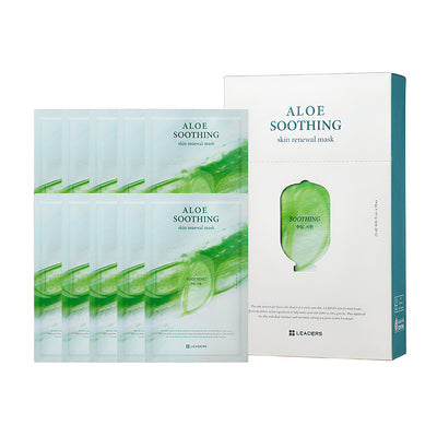 Leaders Skin Renewal Mask Aloe Soothing (Single) | Leaders