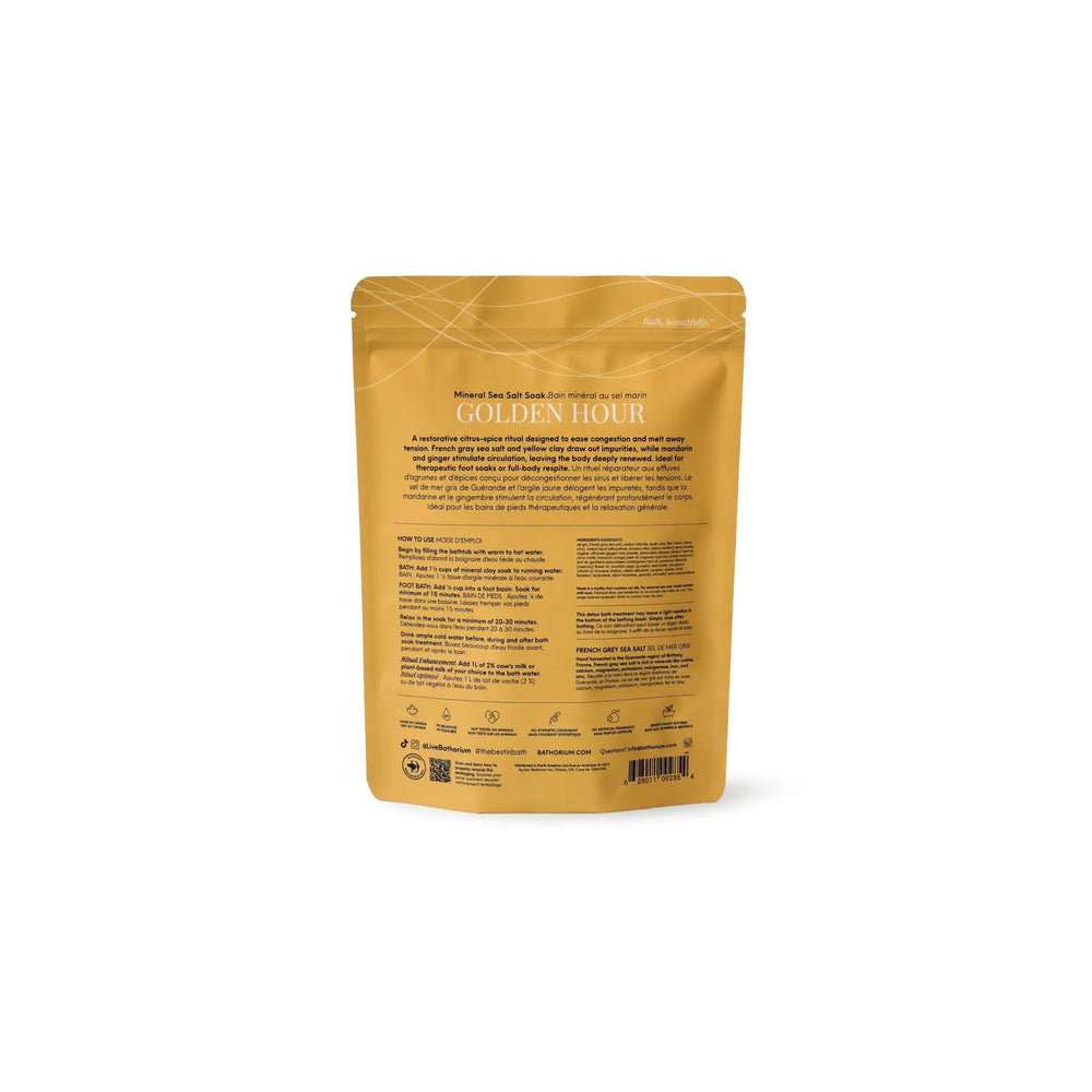 Golden Hour Clay Mineral Soak | Bathorium