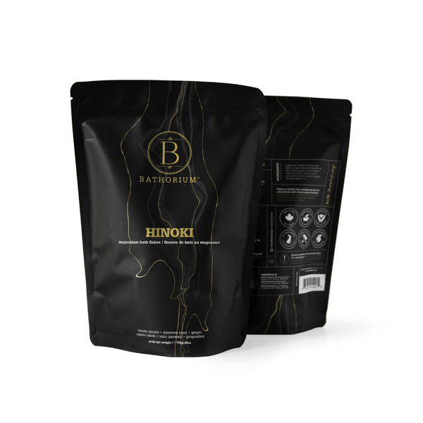 Hinoki Cypress Magnesium Bath Flakes | Bathorium
