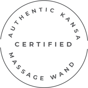 Circular black and white certification stamp reading authentic kansa massage wand certified, for Kansa Wand Face | Shankara skincare wellness device.