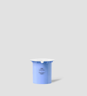 Hydramemory Rich Sorbet Cream | [ comfort zone ] in a lavender-blue container with a white lid, designed for skincare and hydration.
