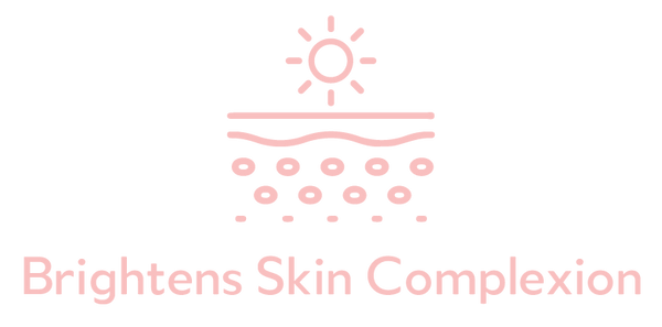 Icon illustrating skin layers with a sun above, representing brightening skin complexion, for Hydrating Reusable Chest Pad | Dreambox Beauty skincare product.