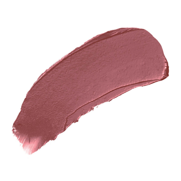Smooth swatch of muted rose lipstick shade showcasing the creamy texture of Triple Luxe Long Lasting Naturally Moist Lipstick | Jane Iredale.