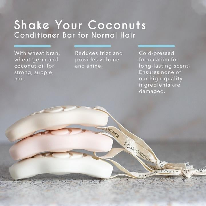 Shake Your Coconuts Conditioner Bar - For All Hair Types | Foamie