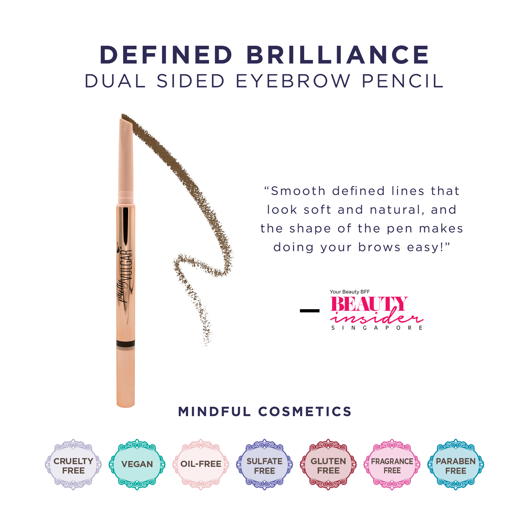 Defined Brilliance Dual Sided Eyebrow Pencil | Pretty Vulgar