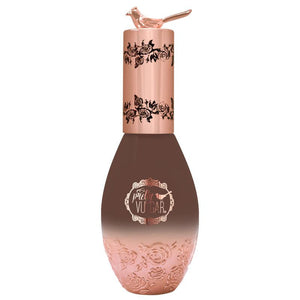 Elegant bottle of Cool AF Lava Water Foundation | Pretty Vulgar featuring rose gold cap with bird detail and intricate floral embossing, ideal for skincare and beauty routines.