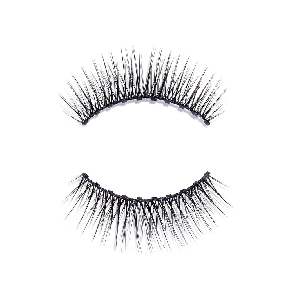 Classy Lash | Moxielash false eyelashes in a pink glitter case with MOXIELASH printed on the black lid