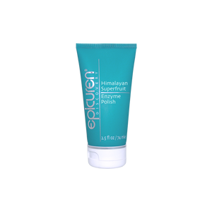 Himalayan Superfruit Enzyme Polish | Epicuren Discovery in a teal squeeze tube designed for skincare use, promoting gentle exfoliation and skin renewal.