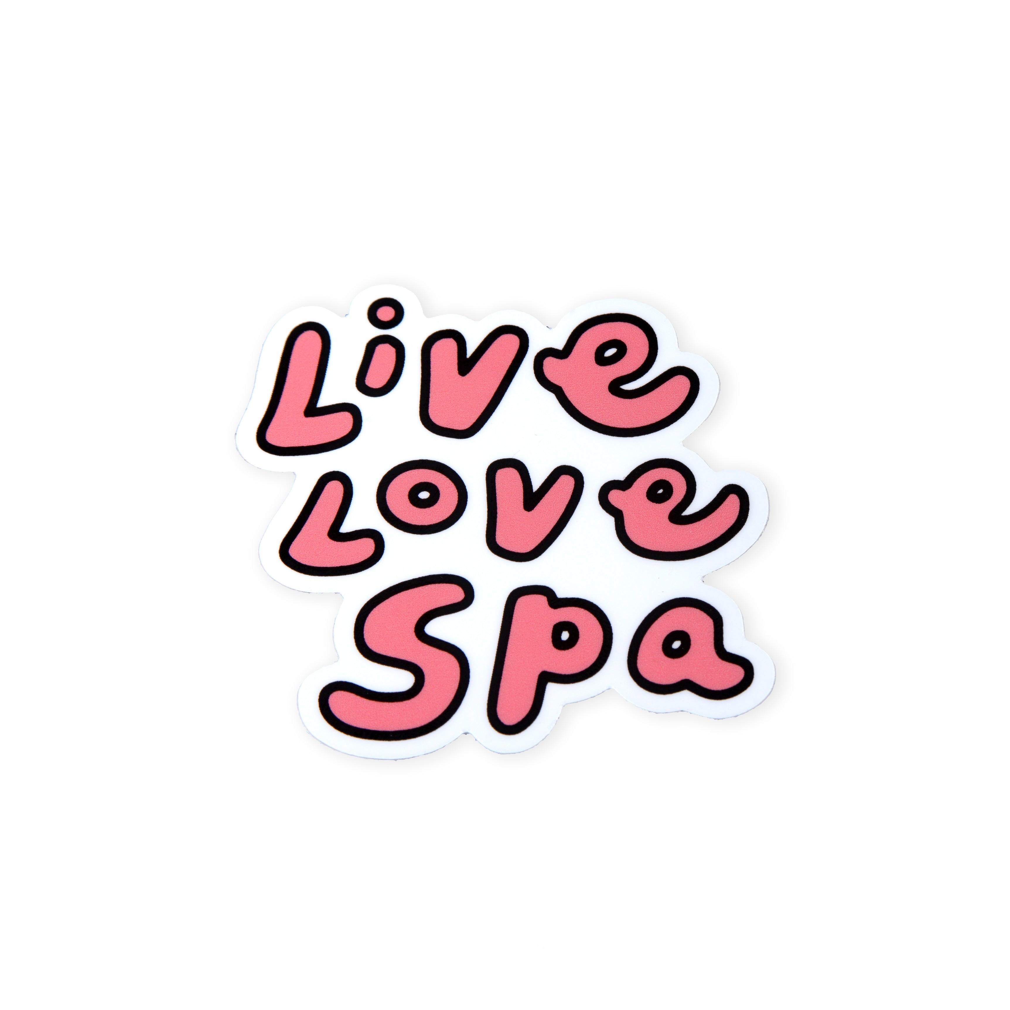 Sticker (Live Love Spa) - Limited Edition | Lucky Owl