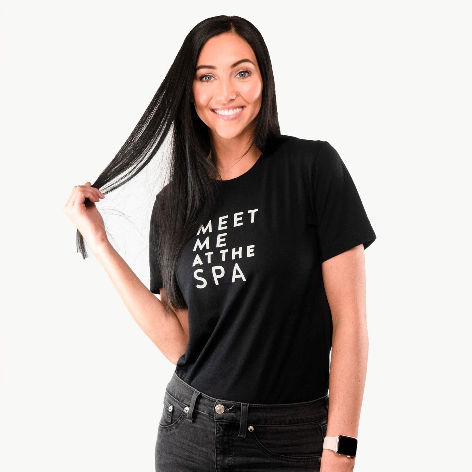 Meet Me at the Spa Unisex Crew Neck T-Shirt - Vintage Black | Lucky Owl