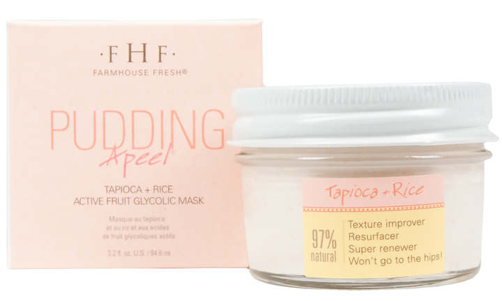 Pudding Apeel® Tapioca + Rice Active Fruit Glycolic Mask | FarmHouse Fresh