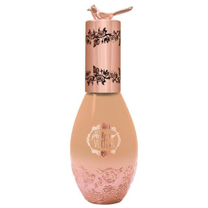 Elegant bottle of Cool AF Lava Water Foundation | Pretty Vulgar with floral design and rose gold accents, highlighting skincare and beauty with a stylish, luxurious touch.