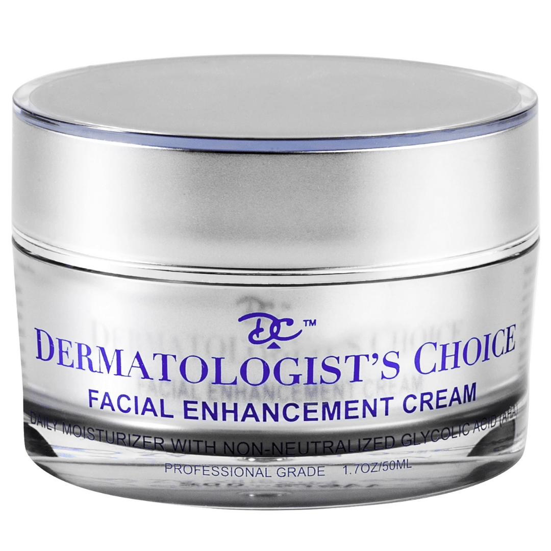 Facial Enhancement Cream Mild Glycolic Daily Moisturizer | Dermatologist's Choice