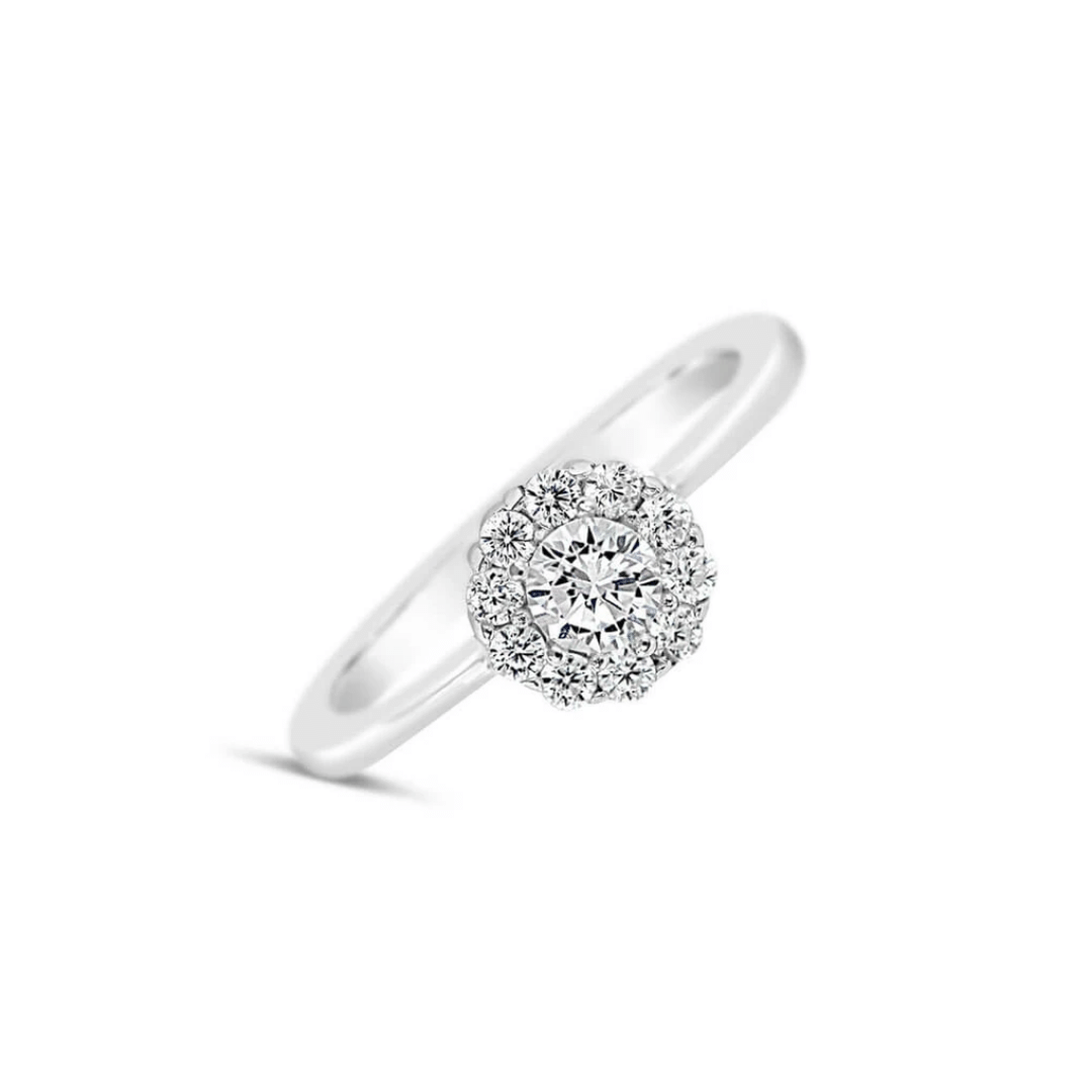 Pure Shine Halo Ring | Little Sparkles