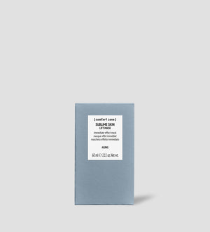 Sublime Lift-Mask | [ comfort zone ] in a sleek blue-gray minimalist packaging for skincare with anti-aging and immediate effect mask benefits.