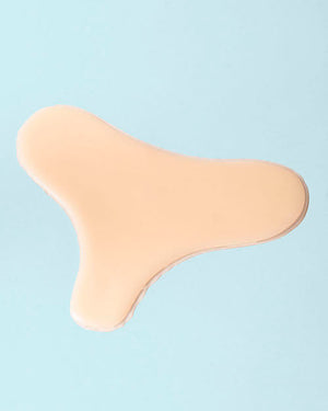 Skin Plumping Reusable Chest Pad | Dreambox Beauty in a smooth, pale beige material designed for skincare and body care wellness use.