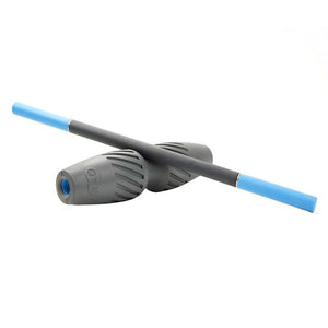 RAD Muscle Flushing Kit | RAD recovery tool featuring a black and blue muscle roller with textured grips designed for effective body care and muscle wellness.