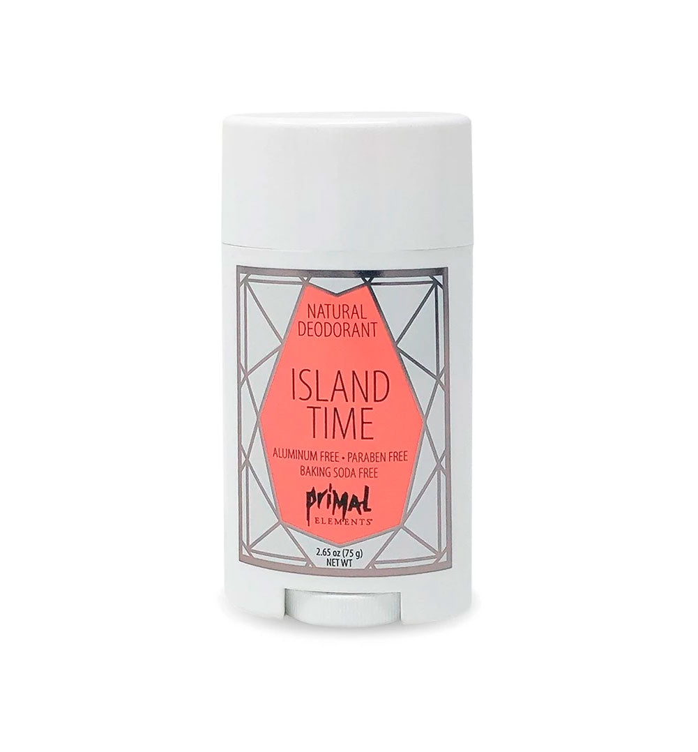 Natural Deodorant 2.65 oz. - ISLAND TIME | Primal Elements