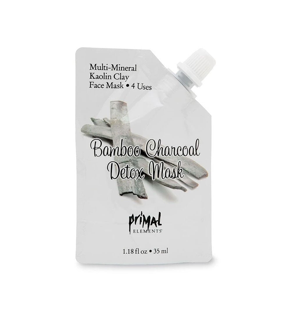 Face Mask - BAMBOO CHARCOAL DETOX | Primal Elements