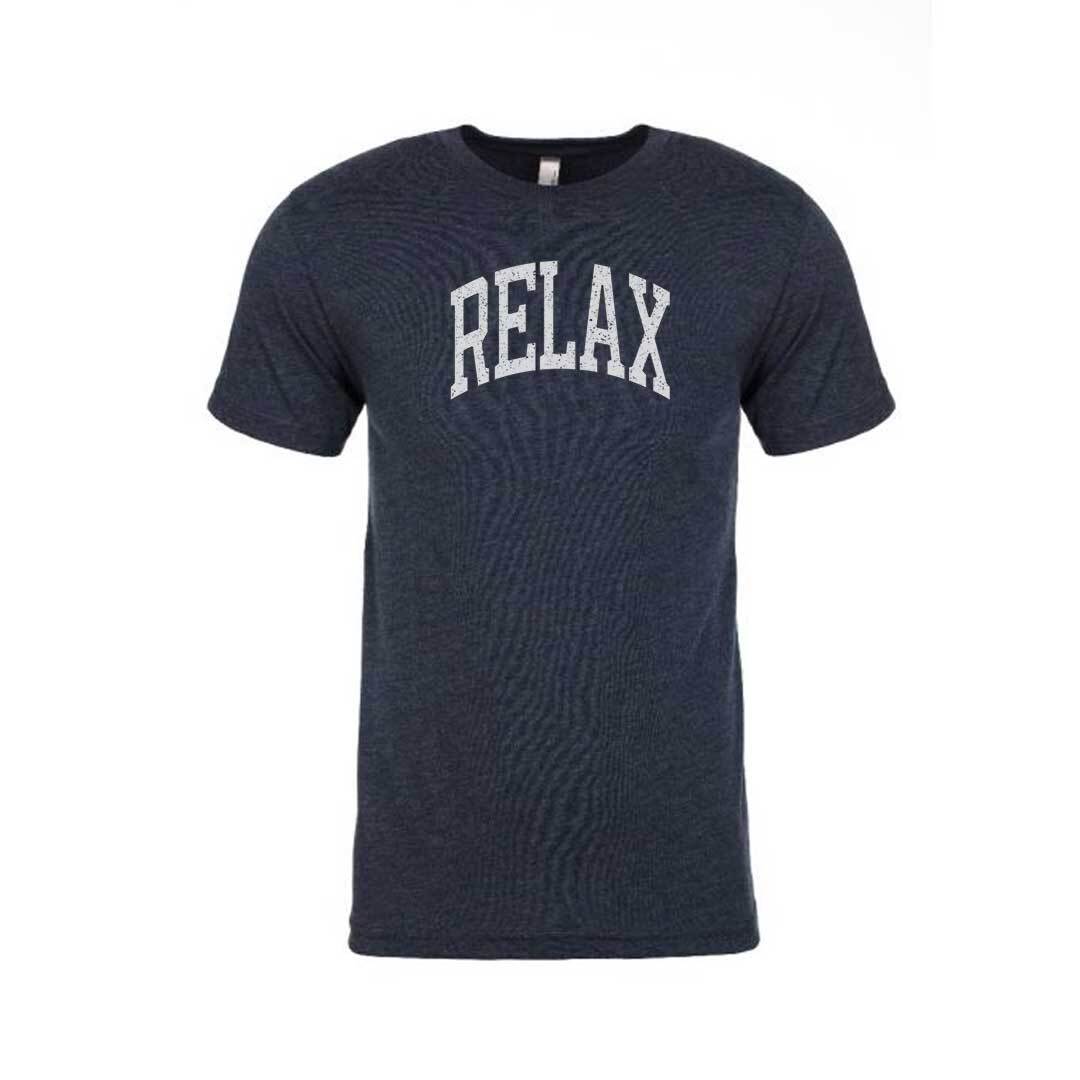 RELAX Collegiate Unisex T-Shirt | Lucky Owl