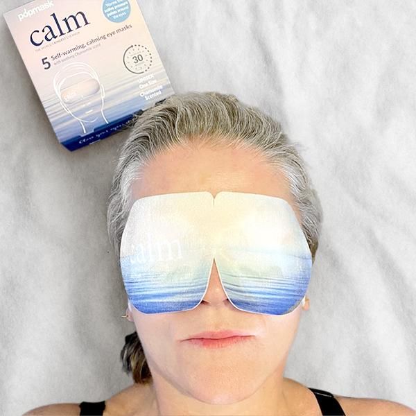 Calm Self Warming Pressure Point Eye Mask - Single | Popmask