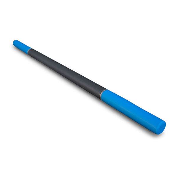 RAD ROD | RAD recovery tool designed for muscle relief and body care, featuring a sleek black and blue ergonomic design for effective wellness use.